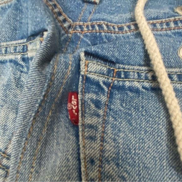 Samaria Leah reworked Levi’s custom made lace-up jeans 17007 - Picture 6 of 12